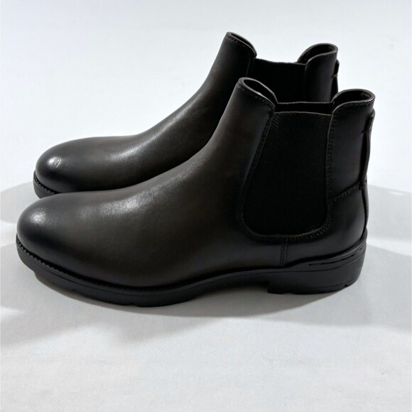 Ermenegildo Zegna Mens Cortina Chelsea Boots Black Leather Slip On Sz 6 Italy main image 8
